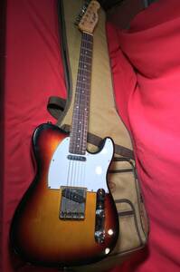 nt240605-003D10 ギター メーカー不明 テレキャスター Fender フェンダーギグバッグ 音出し確認済 中古品 guitar 楽器 ホビー