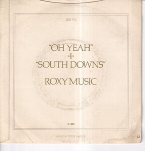 Roxy Music - Oh Yeah / South Downs (A) RP-Y275