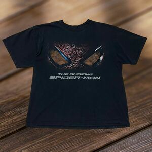 ★ 00s THE AMAZING SPIDERMAN 2012 Tee MARVEL アメージング スパイダーマン Tシャツ 映画 ムービー バンT マーベル 2000年代 ★