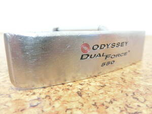 ♪ODYSSEY オデッセイ DUAL FORCE 550 デュアルフォース パター 33.5インチ スチールシャフト 中古品♪T1577