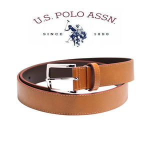 ★送料無料★新品・未使用★U.S.POLO ASSN U.Sポロ 人気 メンズ ベルト メンズベルト 紳士用 男性用 スムースレザー スーツ フリーサイズ