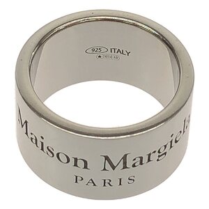 【美品】 Maison Margiela / メゾンマルジェラ | 2023SS | Logo Ring / 925 ロゴ リング / ユニセックス | 06 | シルバー | メンズ