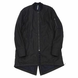 L0343S 超美品 22AW RIPVANWINKLE/MA-1 モッズコート 【サイズ：L】 T.Black RB-437 リップヴァンウインクル