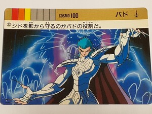 ☆1989年　カードダス　聖闘士星矢　PART3　海皇の野望　№22　『バド』　箱出し品　　荒木慎吾　姫野美智　　Carddass