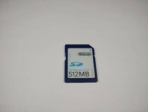 ちょいダコン有り　512MB　メガバイト　Nintendo　SDカード　メモリーカード