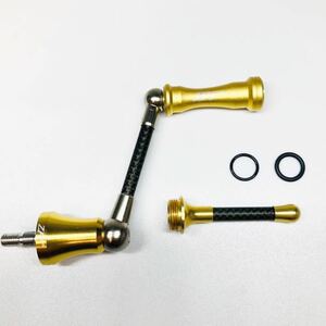 ZPI【ファンネル42.5mmシマノ用　マシンカットノブナロー仕様】+【カーボン リールスタンド スーパーライト】