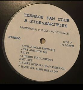 ■TEENAGE FANCLUB■ティーンエイジファンクラブ■B-Side & Rarities / 1LP / Very Rare / レコード / アナログ盤 / 稀少