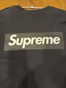 激レア！中古美品！希少サイズXL！コレクター向け！シュプリーム 08SS Back Box Logo World Famous Crewneck