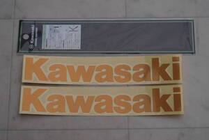 ♪Kawasaki カワサキ　純正　新品　ステッカー　ゴールド　200ｍｍｘ32ｍｍ　ZRX400　Z400GP　GPZ400F　GPZ750F　