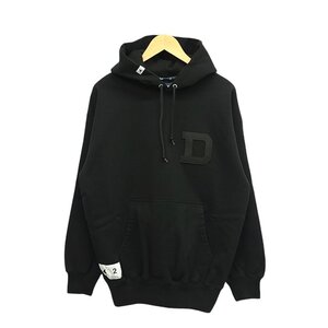 WC911C11 DESCENDANT × Ron Herman ディセンダント ロンハーマン Lettered Sweat Hoodie スウェット パーカー サイズ2 ブラック /26