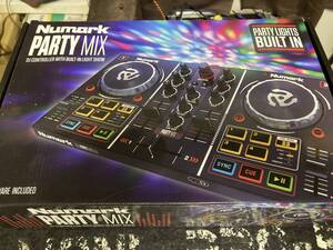 [送料無料] [未使用品] Numark Party Mix DJ Controller with Built In Light Show DJコントローラー ポータブル LEDライト