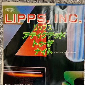 見本盤 白ラベル EP/リップスLIPPS,INC./アディクテッド・トゥ・ザ・ナイトADDICTED TO THE NIGHT