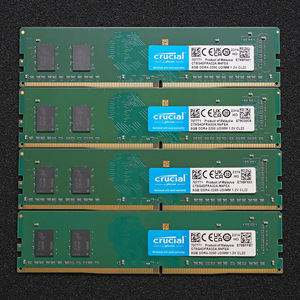 Crucial クルーシャル DDR4-3200 PC4-25600 デスクトップ用メモリ 8GB×4枚 計32GB 動作確認済み