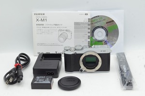 【適格請求書発行】美品 FUJIFILM フジフイルム X-M1 ミラーレス一眼カメラ シルバー【アルプスカメラ】241220z