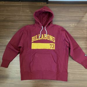 新品タグ付き BILLABONG ビラボン パーカー ワインレッド L