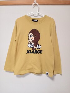 XLARGE KIDS(エクストララージ キッズ)スケート ファニーゴリラ 長袖Tシャツ 120