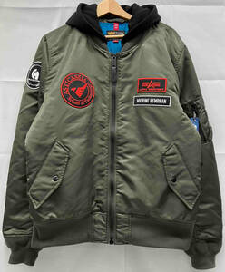 ALPHA INDUSTRIES アルファインダストリーズ　MA1 STRICT-G ALPHA MA-1 NATUS 機動戦士ガンダム水星の魔女　XLサイズ　2766185