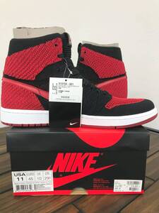 NIKE AIR JORDAN 1 RETRO HIGH FLYKNIT BRED 919704-001 29cm ナイキ　エア　ジョーダン　