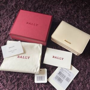 【新品】BALLY レザー コンパクトウォレット ミニ財布