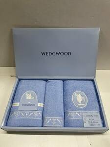 ★コレクター必見 未使用品 WEDGWOOD ウェッジウッド タオルセット フェイスタオル ウォッシュタオル 家庭用品 箱付 M294