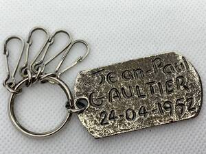 Jean Paul GAULTIER ジャンポールゴルチエ ゴルチェ　キーホルダー　キーリング アンティーク加工　アーカイブ　archive accessory