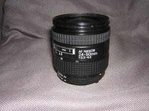 **中古良品　Nikon AF Nikkor 24-50mm f/3.3-4.5 レンズ*