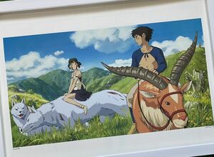 【激レア】ジブリ　もののけ姫　ポスター　宮崎駿　カレンダー　2003年　STUDIO GHIBLI 検)セル画　原画　ポストカード　イラスト