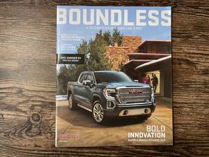 GMC BOUNDLESS MAGAZINE HUMMER EV SIERRA ジーエムシー マガジン ハマー シエラ 冊子 アメ車