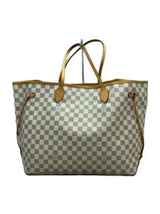 LOUIS VUITTON◆2)ネヴァーフルGM_ダミエ・アズール_WHT/PVC/WHT