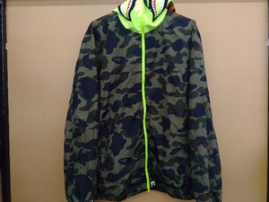 A BATHING APE 18SS 1ST CAMO SHARK HOODIE JACKET／フルジップジャケット／シャーク／サイズXL