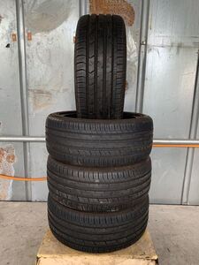 送料込み！225/45R17 MOMO TOPRUN M300 AS SPORT 23年 6mm 中古タイヤ４本セット