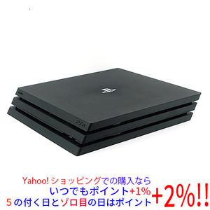 【中古】SONY プレイステーション4 Pro 1TB ブラック CUH-7100BB01 コントローラーなし [管理:1350008644]