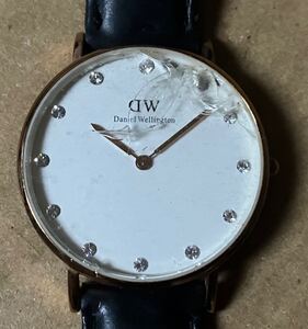 Daniel Wellington ダニエルウェリントン　 クオーツ 腕時計　ジャンク品　送料無料