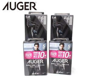 送料300円(税込)■bv115■(1111)貝印 AUGER コンボパック ホルダー＋(替刃6個付+4個付き) 2点【シンオク】