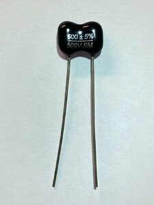 コンデンサ Capacitor - 500V, Silver Mica, ± 5%, 500 pF [送料170円から 同梱可]