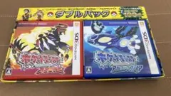 ポケットモンスター　ポケモン　 オメガルビー　アルファサファイア　ダブルパック