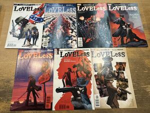 a0612-16.洋書 アメコミ LoveLess 7冊 magazine vertigo comics コミックス コレクター collector American rtro