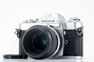 NIKON NIKOMAT EL 35mmフィルムカメラ/Non-Ai Micro-Nikkor-PC Auto 55mm F3.5マニュアルフォーカスレンズ　Fマウント #20