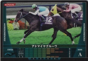 HORSE RIDERS　カード　HB07B102／200　アドマイヤグルーヴ　競馬　JRA　競走馬