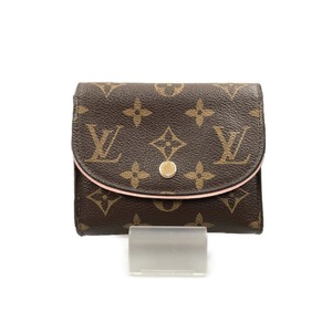 〇〇 LOUIS VUITTON ルイヴィトン モノグラム ポルトフォイユ アリアンヌ 三つ折り短財布 M62037 ブラウン やや傷や汚れあり