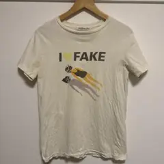 I ❤️ FAKE Tシャツ REMI RELIEF