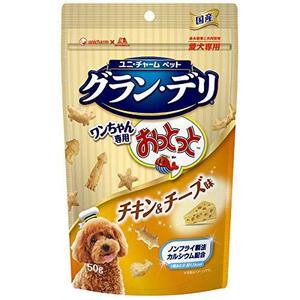 （まとめ買い）ユニ・チャーム グラン・デリ ワンちゃん専用おっとっと チキン＆チーズ味 50g 犬用 〔×12〕