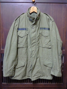 USA古着　M-65 フィールド ジャケット MEDIUM LONG OD 米軍 ARMY ミリタリー サープラス AIR FORCE