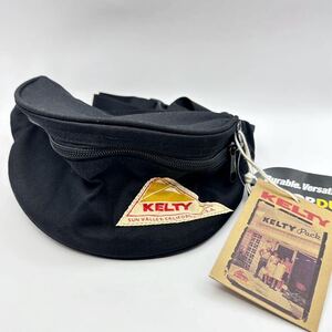 6-11 未使用 KELTY ケルティ ボディ バッグ ウエスト ポーチ TINY FANNY タイニー ファニー ブラック