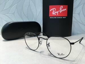 【新品】RayBan レイバン ラウンドメタル RB3447V フレーム ブラック☆未使用