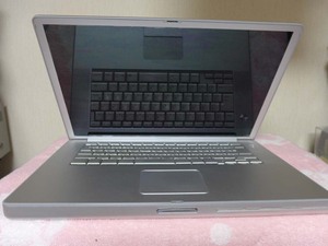 （ジャンク）Apple PowerBook G4 1.67GHz/2GB 15インチ、アルミ、A1138