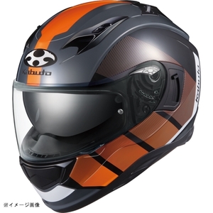 在庫あり KABUTO(カブト) ヘルメット KAMUI-3 JM カムイ・3 ジェーエム カラー:ブラック オレンジ サイズ:M(57-58cm)