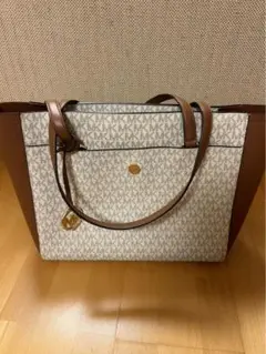 Michael Kors トートバッグ ホワイト/ブラウン