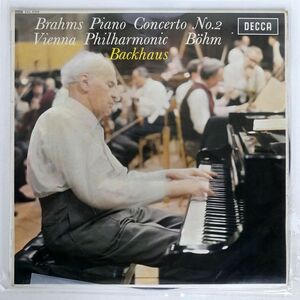 英 ヴィルヘルム・バックハウス/ブラームス ピアノ協奏曲 第2番/DECCA SXL6322 LP