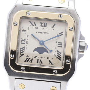 カルティエ CARTIER W20007C4 サントスガルベLM ムーンフェイズ クォーツ メンズ _846782